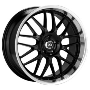 Picture of Enkei Lusso 20 x 8.5 40mm Offset 5x114.3 Bolt Pattern Black w/ Machine Lip Wheel
