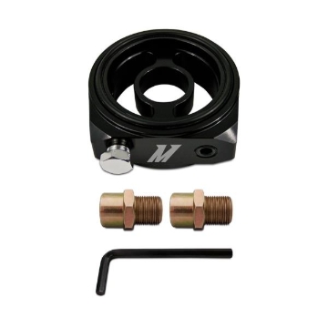 Picture of Mishimoto Oil Sandwich Plate Adapter with 3 x 1/8in NPT Ports