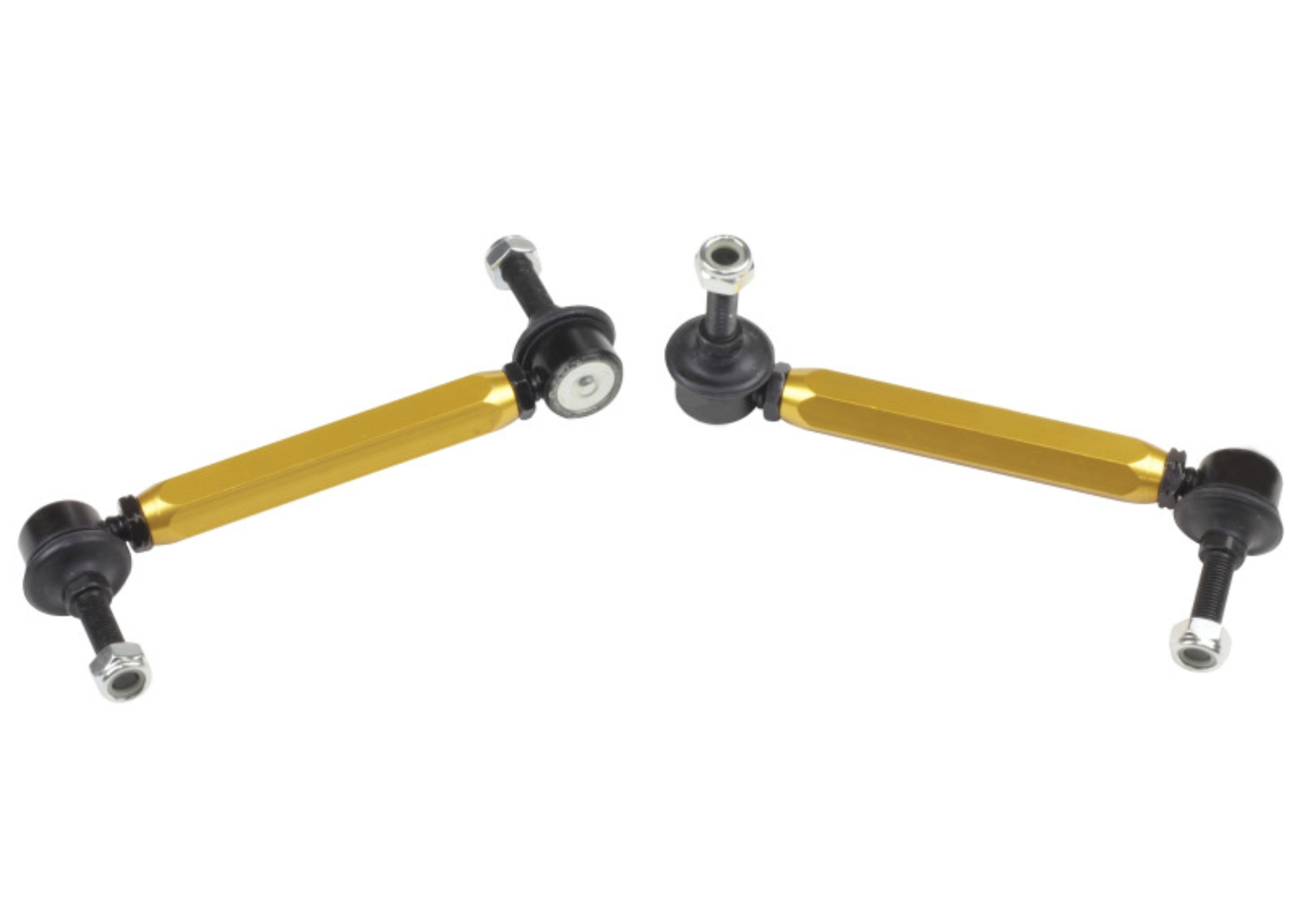 Picture of Whiteline 07+ Nissan Skyline R35 GT-R Rear Swaybar link kit h/duty-adjustable steel ball