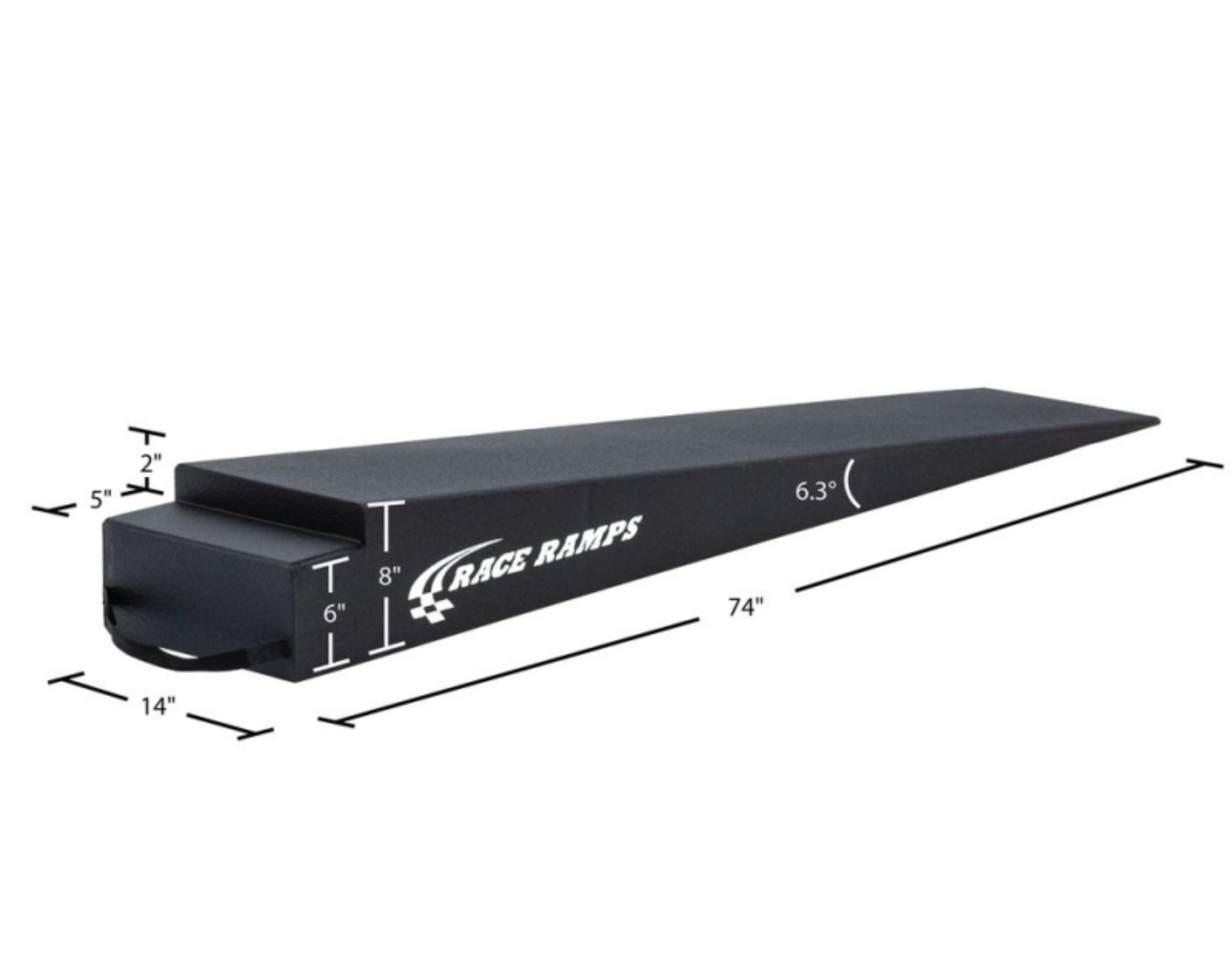 Picture of Race Ramps 8in. Extra Long Trailer Ramp - 6.3 Degree Approach Angle