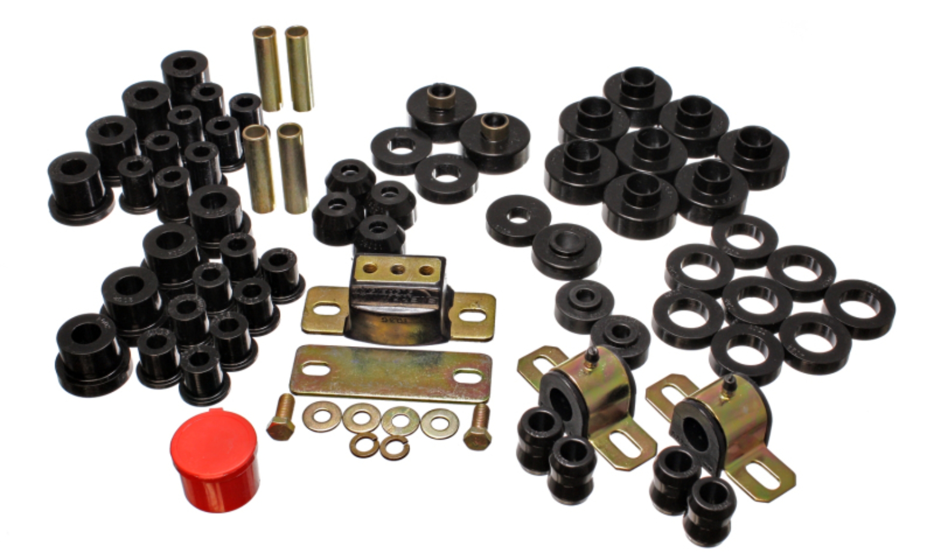 Picture of Energy Suspension 76-79 Jeep CJ/CJ7 Black Hyper-Flex Master Bushing Set