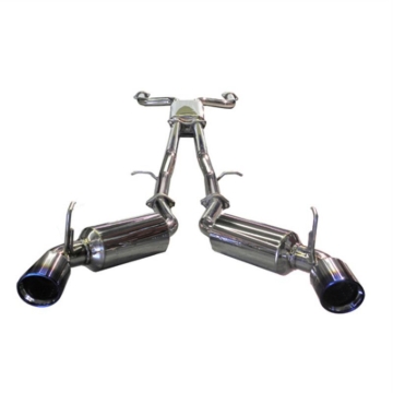 Picture of Injen 03-08 350Z Dual 60mm SS Cat-Back Exhaust w/ Built In Resonated X-Pipe