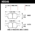 Picture of Hawk Performance HAWK HP+ Brake Pad Sets - HB546N.654