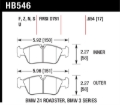 Picture of Hawk Performance HAWK HP+ Brake Pad Sets - HB546N.654