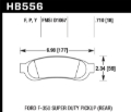 Picture of Hawk Performance HAWK LTS Brake Pads - HB556Y.710
