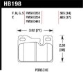 Picture of Hawk Performance HAWK HPS Brake Pad Sets - HB198F.685