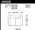 Picture of Hawk Performance HAWK HPS Brake Pad Sets - HB198F.685