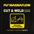 Picture of HM Grade Universal Catalytic Converter-2in. Inlet/2in. Outlet