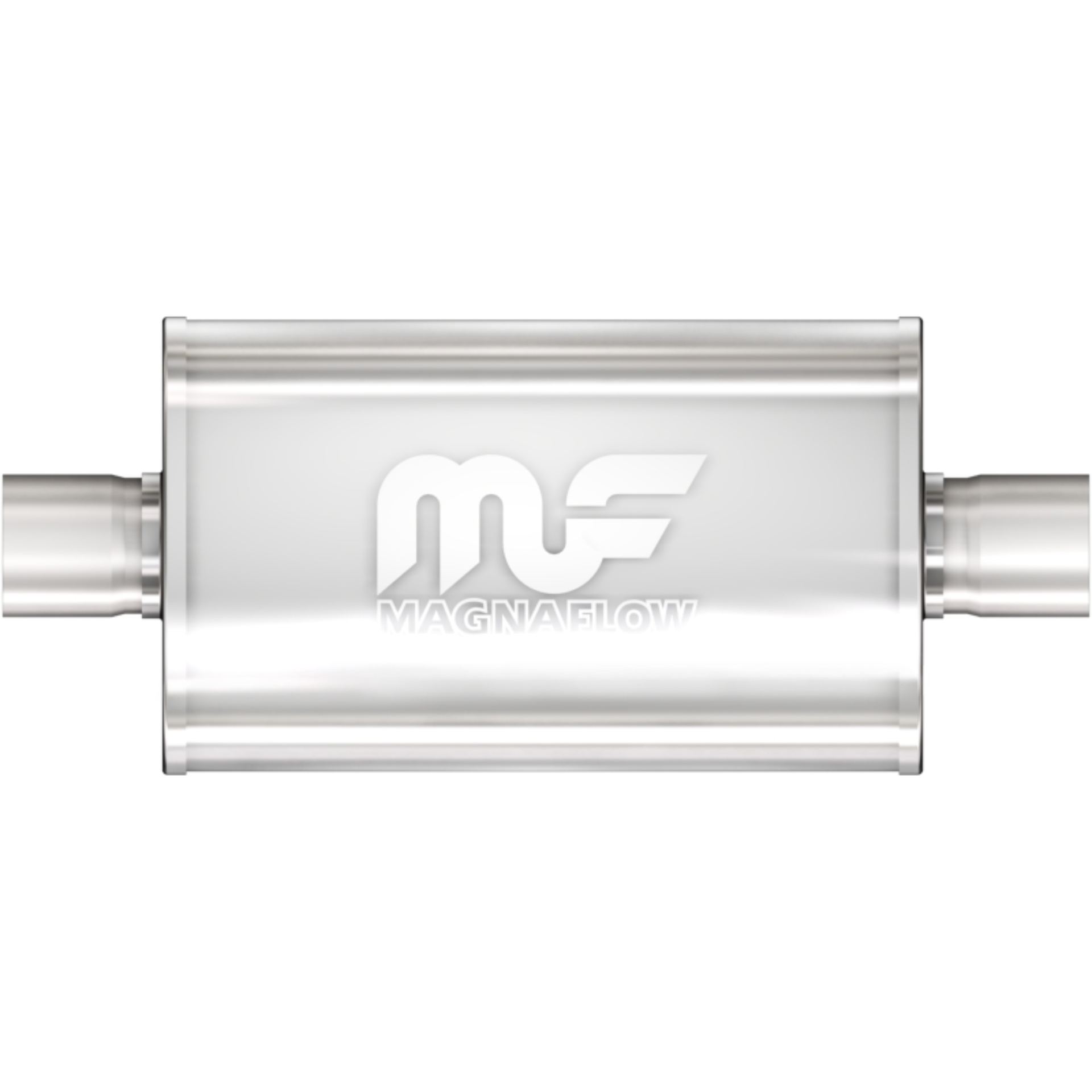 Picture of 2.5 in/2.5 in Center/Center; 5 in x 14 in x 8 in Body Muffler 14216