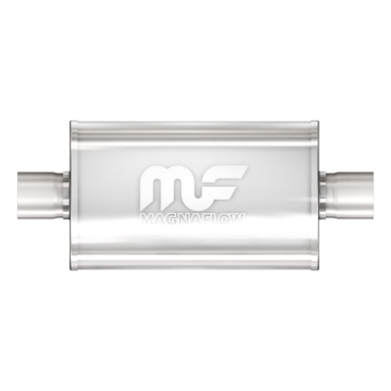 Picture of 4 in/4 in Center/Center; 5 in x 14 in x 8 in Body Muffler 14153