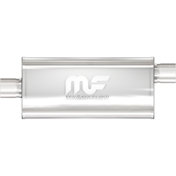 Picture of 2.5 in/2.5 in Offset/Center; 5 in x 14 in x 8 in Body Muffler 14226