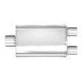 Picture of 2.25 in/2 in Center/Dual; 4 in x 14 in x 9 in Body Muffler 13148