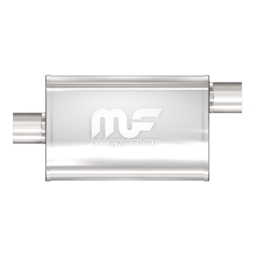 Picture of 3 in/3 in Offset/Center; 4 in x 14 in x 9 in Body Muffler 14329