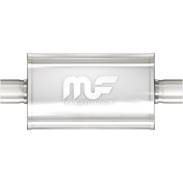 Picture of 2 in/2 in Center/Center; 5 in x 18 in x 8 in Body Muffler 12244