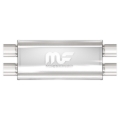 Picture of 2.5 in/2.5 in Dual/Dual; 5 in x 18 in x 8 in Body Muffler 14468
