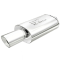 Picture of 2.25 in/4 in Center/Center; 5 in x 14 in x 8 in Body Muffler 14829