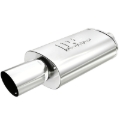 Picture of 2.25 in/4 in Center/Center; 5 in x 14 in x 8 in Body Muffler 14827