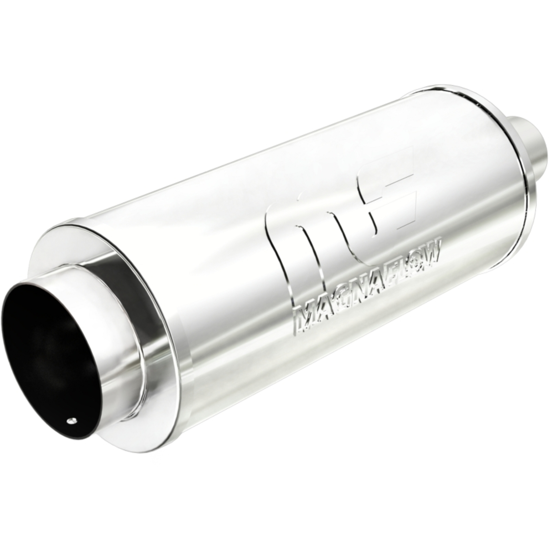 Picture of 2.25 in/4 in Center/Center; 6 in x 14 in x 6 in Body Muffler 14846