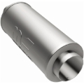 Picture of 2.25 in/4 in Center/Center; 6 in x 14 in x 6 in Body Muffler 14846