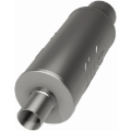 Picture of 2.25 in/4 in Center/Center; 6 in x 14 in x 6 in Body Muffler 14817