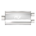 Picture of 2.5 in/2.25 in Center/Dual; 5 in x 22 in x 11 in Body Muffler 12580