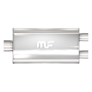 Picture of 4 in/3 in Center/Dual; 5 in x 22 in x 11 in Body Muffler 12594