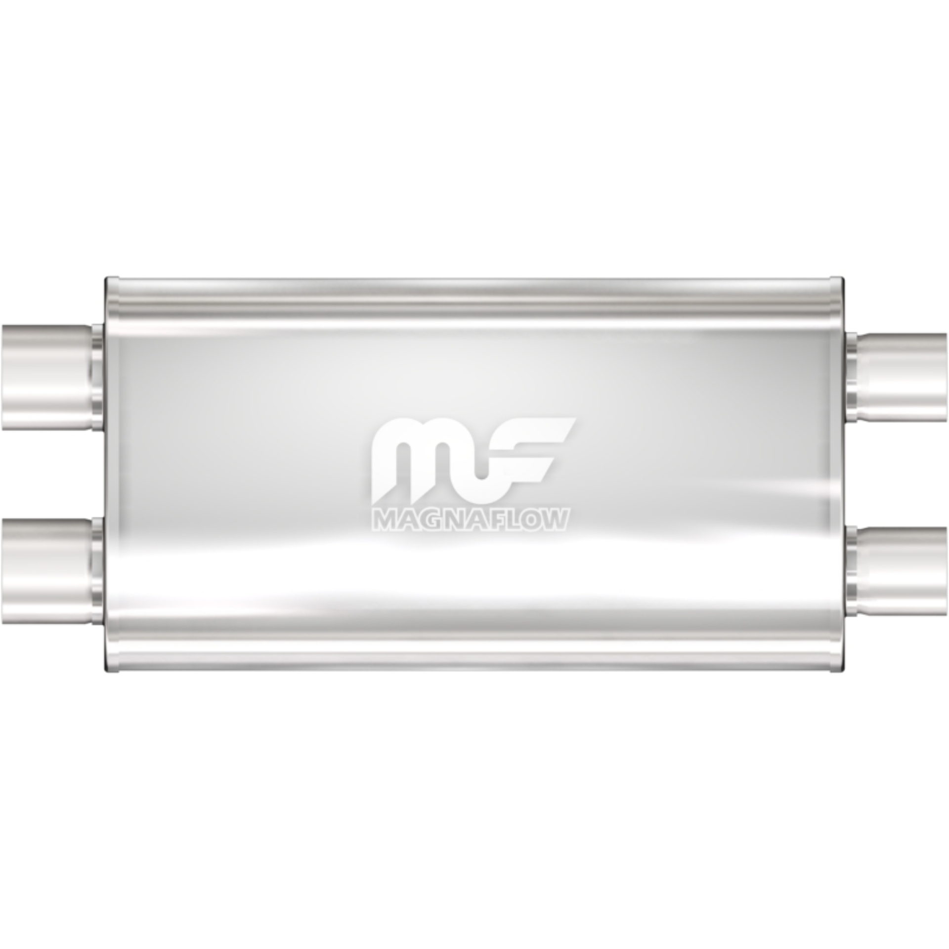 Picture of 3 in/3 in Dual/Dual; 5 in x 22 in x 11 in Body Muffler 12599