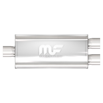 Picture of 3 in/3 in Center/Dual; 5 in x 24 in x 8 in Body Muffler 12398