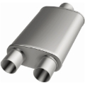 Picture of 3 in/3 in Center/Dual; 5 in x 24 in x 8 in Body Muffler 12398