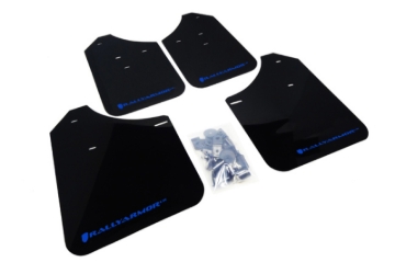 Picture of Rally Armor 02-07 Subaru WRX/STI/RS/2.5i (Wagons Req. Mod.) Black UR Mud Flap w/Blue Logo