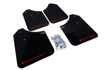 Picture of Rally Armor 02-07 Subaru WRX/STI/RS/2.5i (Wagons Req. Mod.) Black UR Mud Flap w/Red Logo