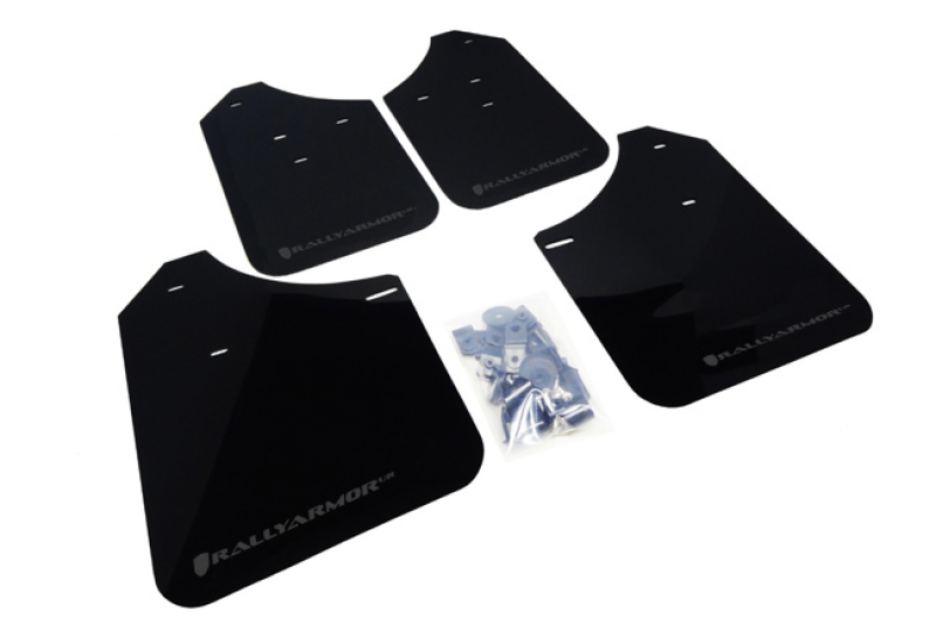 Picture of Rally Armor 02-07 Subaru WRX/STI/RS/2.5i (Wagons Req. Mod.) Black UR Mud Flap w/Grey Logo