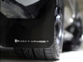 Picture of Rally Armor RAL UR Blk Flap/Wht Logo Mud Flaps - MF1-UR-BLK/WH