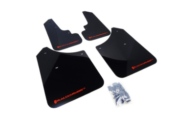 Picture of Rally Armor 03-08 Subaru Forester Black UR Mud Flap w/ Red Logo