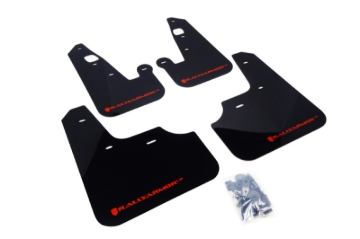 Picture of Rally Armor 07-17 Mitsubishi Lancer Black UR Mud Flap w/ Red Logo