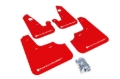 Picture of Rally Armor 07-17 Mitsubishi Lancer Red UR Mud Flap w/ White Logo