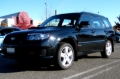 Picture of Rally Armor 03-08 Subaru Forester Basic Black Mud Flap w/ Black Logo