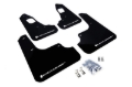 Picture of Rally Armor 08-17 Mitsubishi EVO X Black UR Mud Flap w/ White Logo