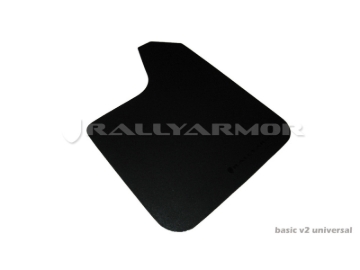 Picture of Rally Armor Universal Fit (No Hardware) Basic Black Mud Flap w/ Black Logo