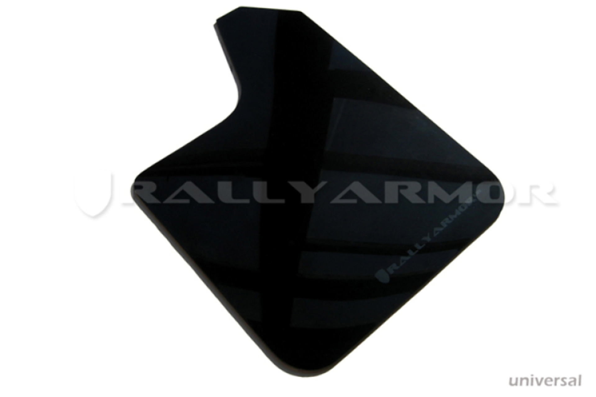 Picture of Rally Armor Universal Fit (No Hardware) Black UR Mud Flap w/ Grey Logo