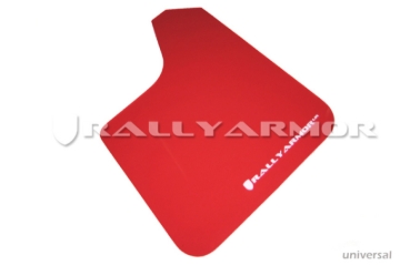 Picture of Rally Armor Universal Fit (No Hardware) Red UR Mud Flap w/ White Logo