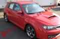 Picture of Rally Armor 08-11 Subaru STI (Hatch Only) / 11-14 WRX (Hatch Only) Black UR Mud Flap w/Red Logo