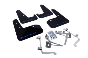 Picture of Rally Armor 11-14 Subaru WRX/STI (Sedan Only) Black UR Mud Flap w/ Blue Logo