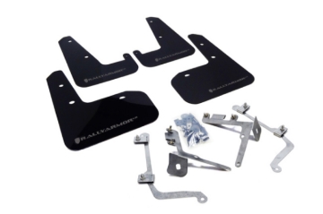 Picture of Rally Armor 11-14 Subaru WRX/STI (Sedan Only) Black UR Mud Flap w/Grey Logo