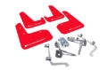 Picture of Rally Armor RAL UR Red Flap/Wht Logo Mud Flaps - MF19-UR-RD/WH