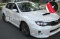 Picture of Rally Armor RAL UR Red Flap/Wht Logo Mud Flaps - MF19-UR-RD/WH