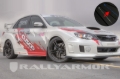 Picture of Rally Armor 11-14 Subaru WRX/STI (Sedan Only) Black UR Mud Flap w/ Blue Logo