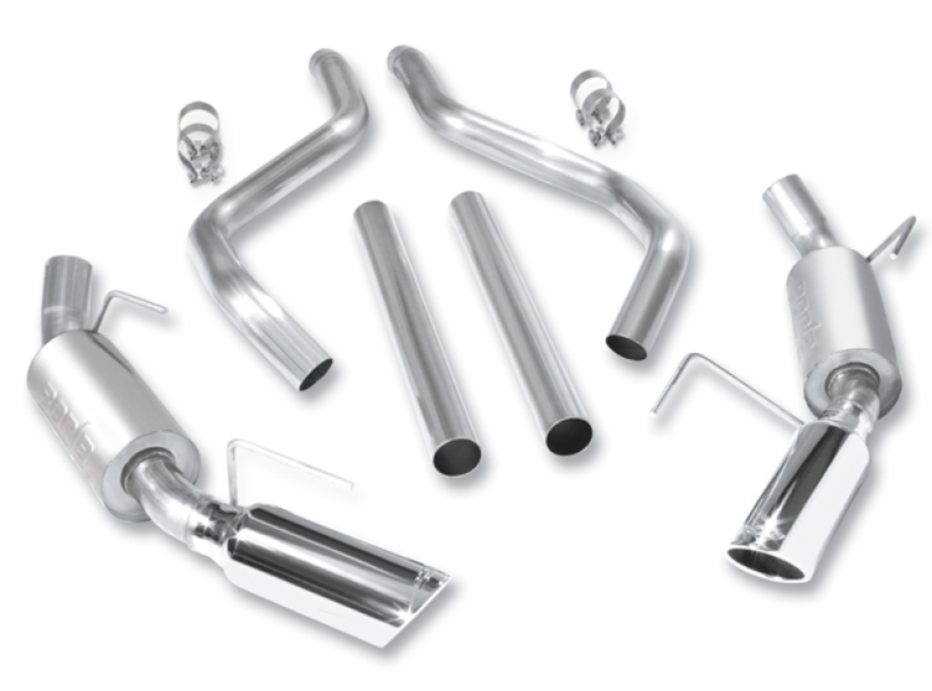 Picture of Borla 05-09 Ford Mustang GT/Bullitt ATAK Catback Exhaust