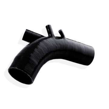 Picture of Cobb Mitsubishi Evo X Silicone Turbo Inlet - Stealth Black