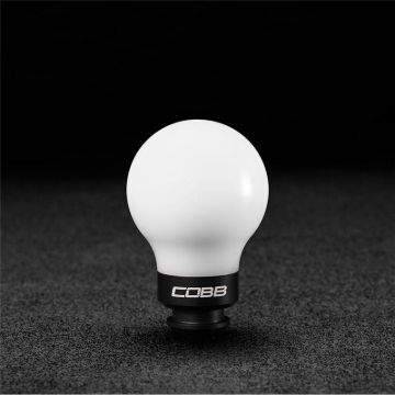 Picture of Cobb Subaru 5-Speed COBB Knob - White Knob w/ Stealth Black